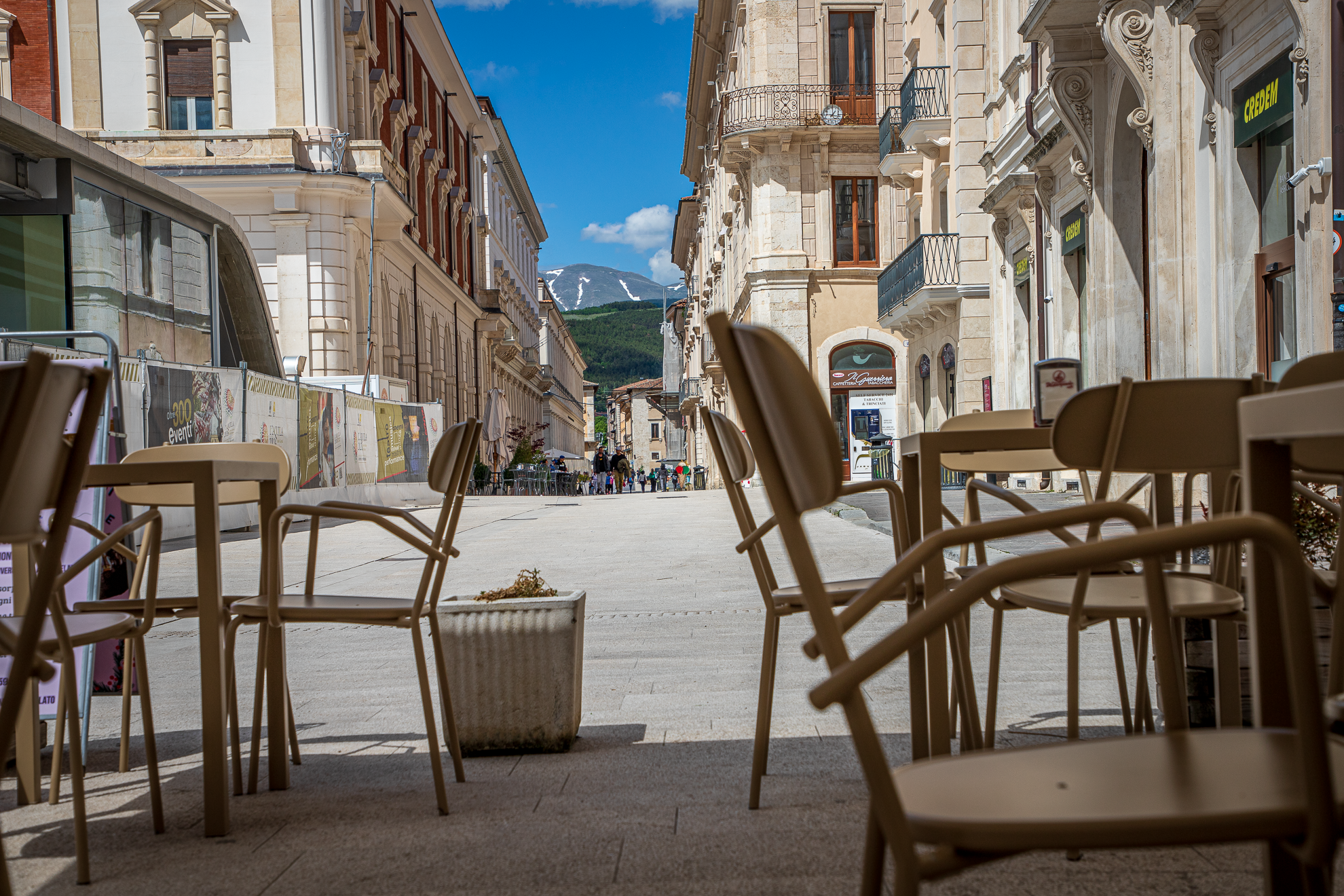 Corso Vittorio Emanuele - Piazza Duomo - L'Aquila