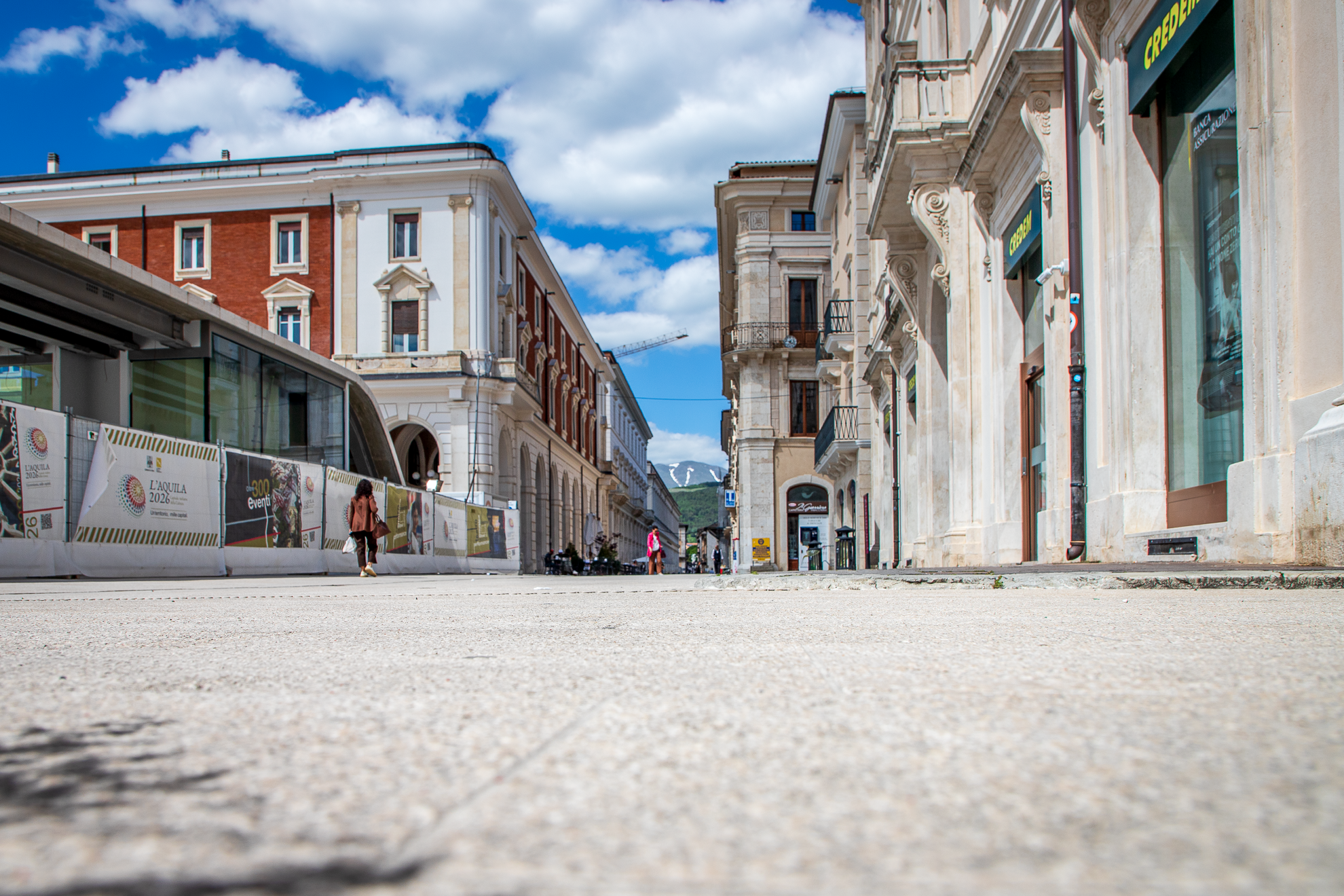 Corso Vittorio Emanuele - Piazza Duomo - L'Aquila